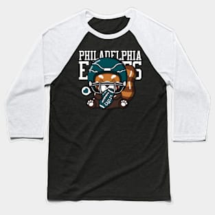 Red Panda Loves Eagles Baseball T-Shirt